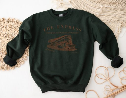 Vintage The Express Transport For Witches And Wizards Harry Potter Sweatshirt, Harry Potter Merchandise