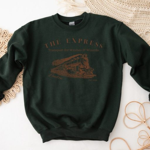 Vintage The Express Transport For Witches And Wizards Harry Potter Sweatshirt, Harry Potter Merchandise