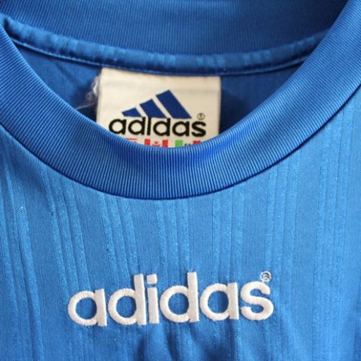 Adidas tshirt blue adidas tshirt adidas sport tee vintage adidas tshirt  Size M-L / Made in Canada