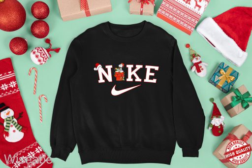 Nike Snoopy Christmas Sweatshirt, Cheap Nike Shirt