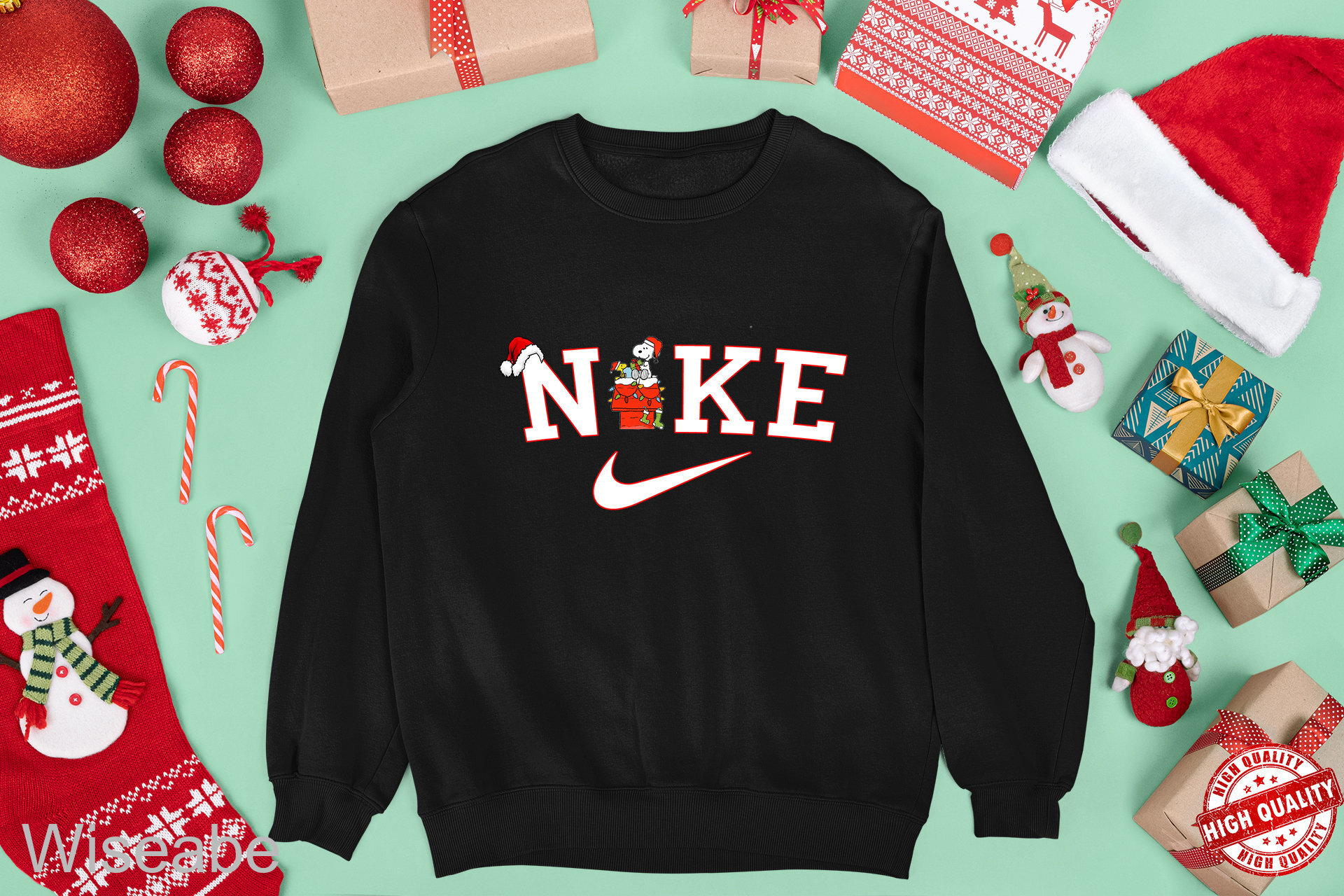Nike Snoopy Christmas Sweatshirt, Cheap Nike Shirt