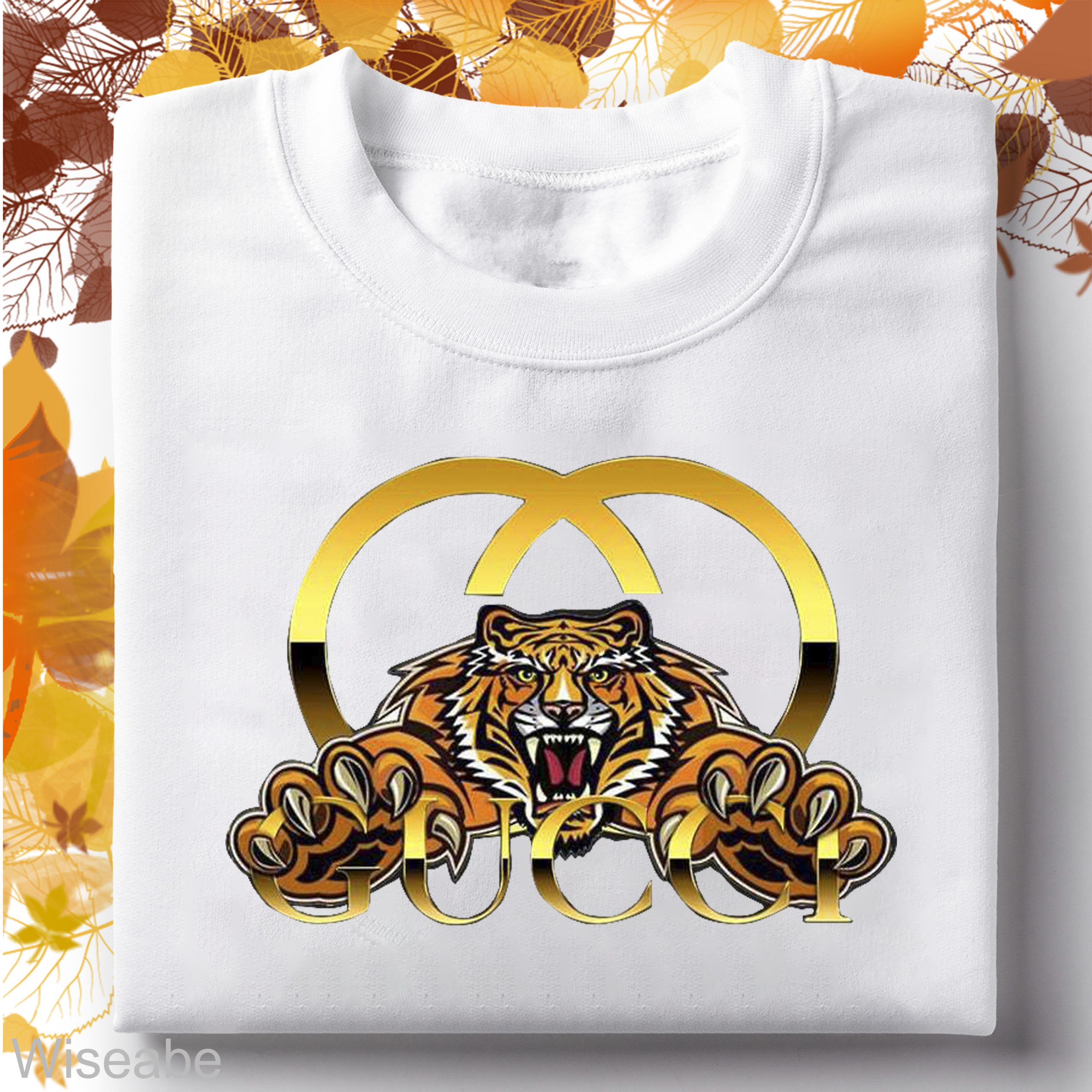 Gucci Tiger Print Cotton T-shirt for Men