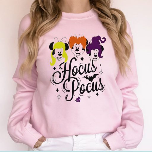 Mickey And Hocus Pocus Disney Halloween Sweatshirt