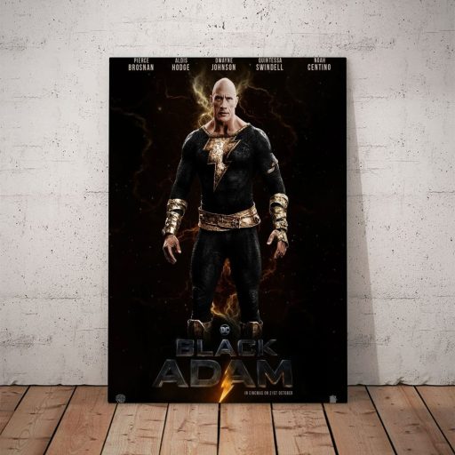 New DC Superhero 2022 Black Adam Poster