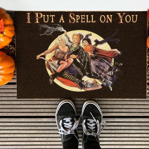 I Put A Spell On You Halloween Hocus Pocus Doormat