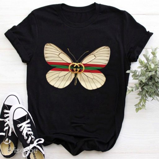 Butterfly gucci, Gucci Logo T Shirt Women