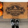 Unique Children Play Free Sanderson Bed And Breakfast Est 1693 Hocus Pocus Doormat