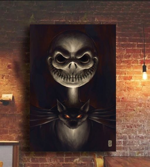 Horror Jack Skellington Cheap Halloween Canvas