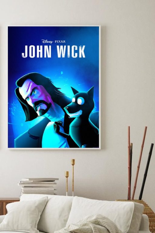 Hot Home Decoration John Wick Pixar Poster