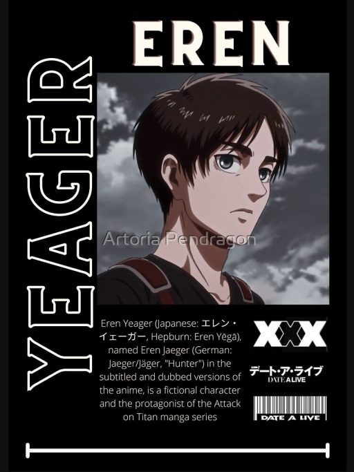 eren yeager Classic T-Shirt, Attack On Titan Graphic Tees