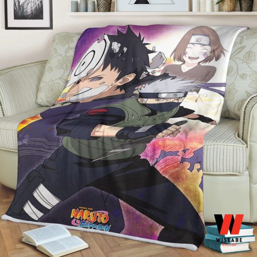 Cheap Kakashi Anime Naruto Fleece Blanket, Gifts For Naruto Fans