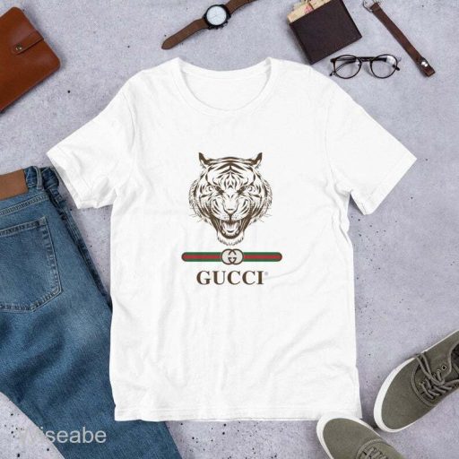 White Tiger Gucci Classic T-shirt, Gucci Shirt Cheap