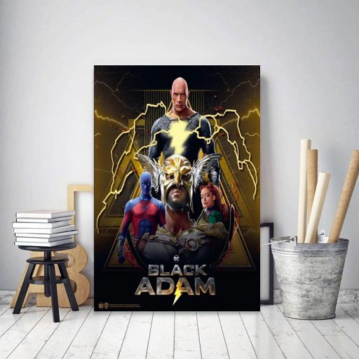 New DC Superhero Black Adam Movie Poster