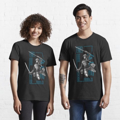 Mikasa Ackerman Attack On Titan Typography 3 T-Shirt,  Attack On Titans merch