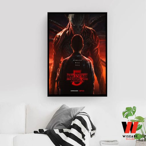 Stranger Things Season 5 Poster, Gifts For Stranger Things Fans