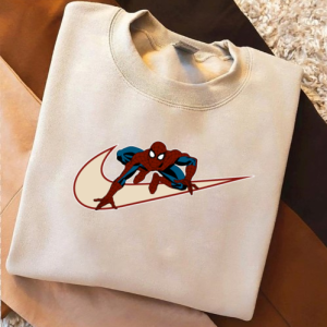 PRINT Spiderman Crew neck, Spiderman Crewneck Sweatshirt Hoodie, Trendy Sweatshirt, Vintage Spiderman