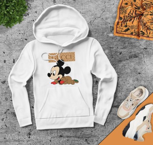 Gucci Mickey Baby Hoodie, Cheap Gucci Shirt For Men