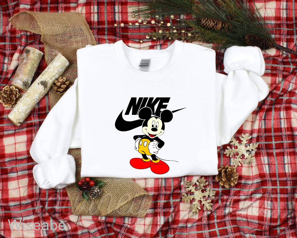 Nike Mickey Mouse Disney Crewneck Sweatshirt, Cheap Nike Shirt