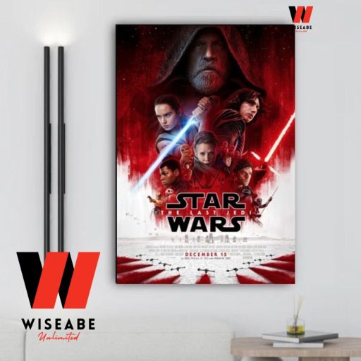 Star Wars The Last Jedi Poster Wall Art, Star Wars Father’s Day Gifts