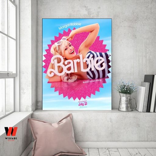 Margot Robbie Barbie Movie Poster Wall Art