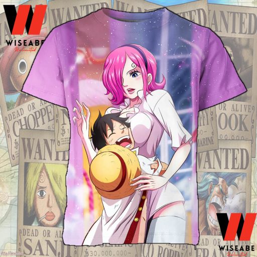 Luffy And Vinsmoke Reiju One Piece Anime Shirt, One Piece Merchandise