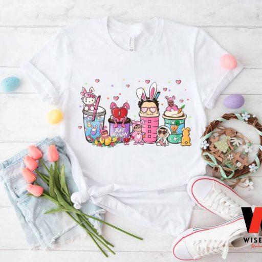 Vintage Un Verano Sin Ti Heart Kitty Latte Coffee Bad Bunny Shirt, Easter Gifts For Young Adult