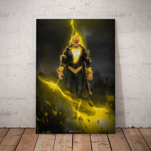 Superhero Of DC Comics Black Adam Movie Poster