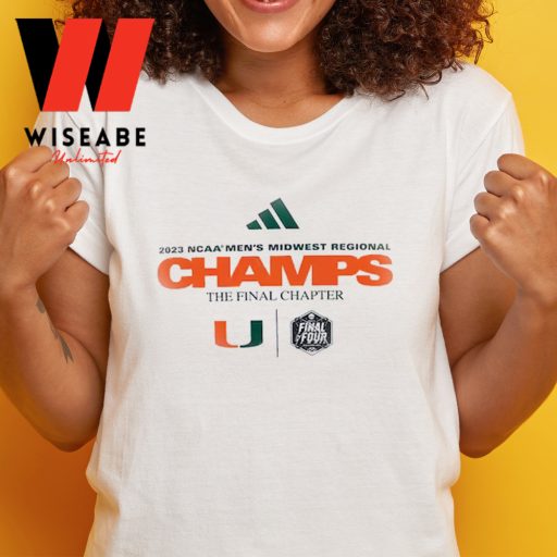 Cheap NCAA 2023 Basketball Tournament Miami Hurricanes Final Four Shirt