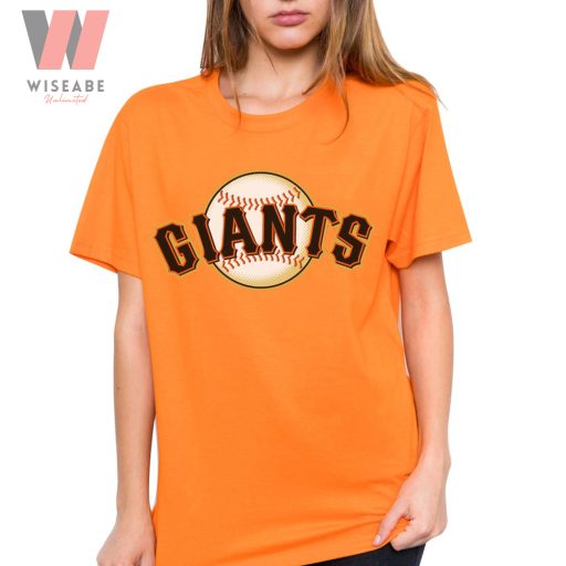 Cheap Orange MLB Giants Baseball Shirt, San Francisco Giants Shirt