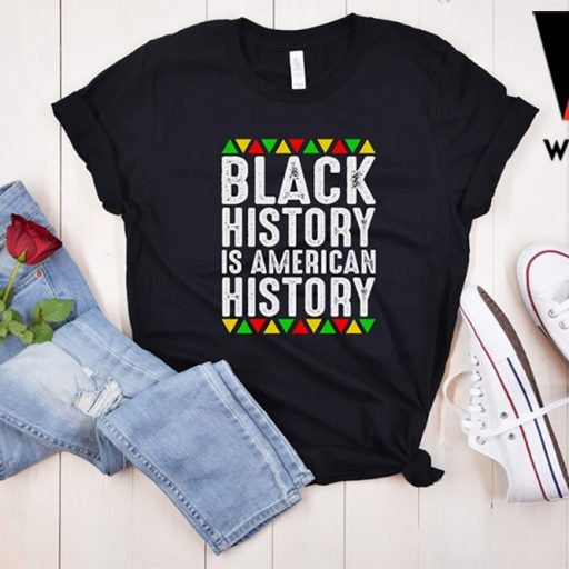 Black History is American History Pride African Americans T Shirt