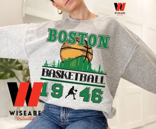 Vintage NBA Basketball 1946 Boston Celtics Sweatshirt, Boston Celtics Merchandise