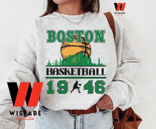 Vintage NBA Basketball 1946 Boston Celtics Sweatshirt, Boston Celtics Merchandise