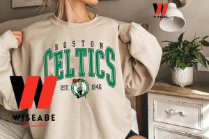 Vintage Est 1946 Logo Boston Celtics Sweatshirt