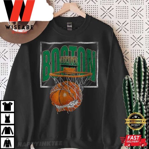 Retro NBA Basketball Boston Celtics T Shirt