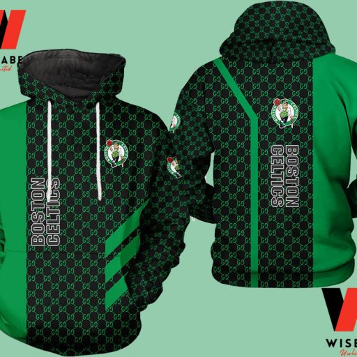 Green NBA Basketball Boston Celtics Hoodie, Mens Celtics Sweatshirts