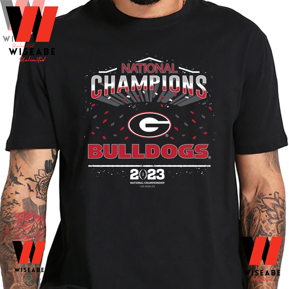 Georgia Bulldogs 2023 Champions Gold Custom Jersey - All Stitched