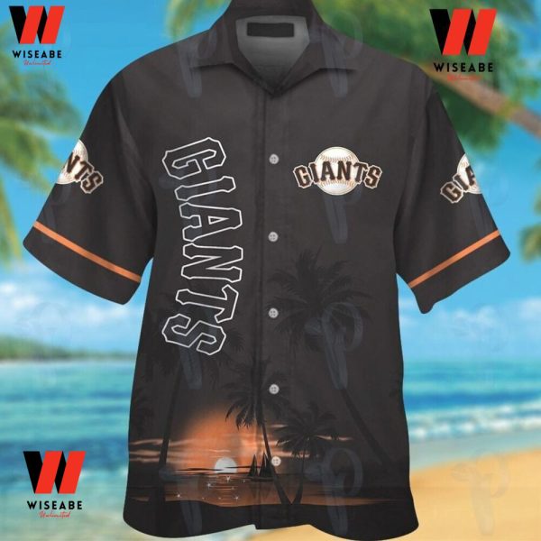 Cheap Black San Francisco Giants Hawaiian Shirt, San Francisco Giants Merch