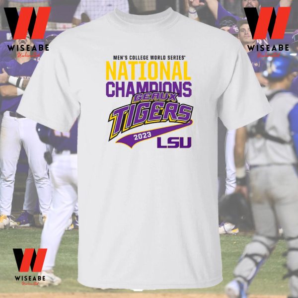 Cheap College World Series 2023 Lsu Tiger Baseball National Championships Shirt