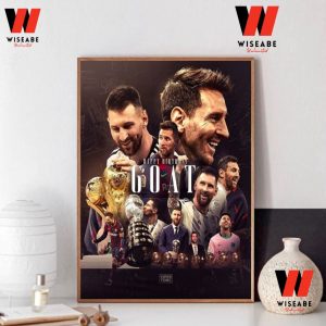 Cheap Football Soccer Goat Messi With Prize Poster