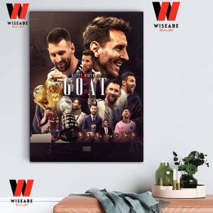 Cheap Football Soccer Goat Messi With Prize Poster