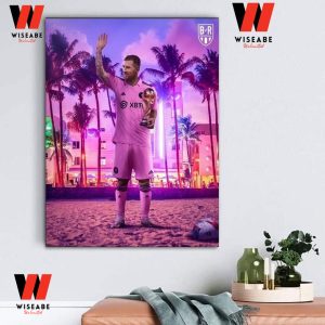 Cheap Football Soccer Messi Inter Miami Poster