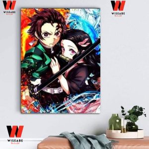 Cheap Kimetsu No Yaiba Demon Slayer Tanjiro And Nezuko Poster