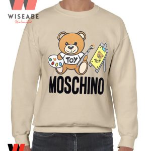 Cheap Moschino Teddy Bear Artist T Shirt , Moschino Sweatshirt