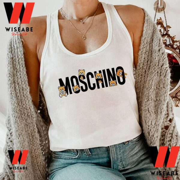 Cheap Moschino Teddy Bear T Shirt, Moschino Logo Shirt Women