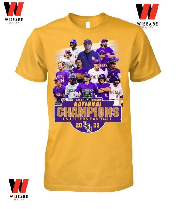 Cheap NCAA Baseball 2023 Lsu National Championship T Shirt