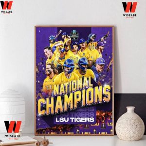 Cheap NCAA Baseball Lsu Tigers National Championships Poster