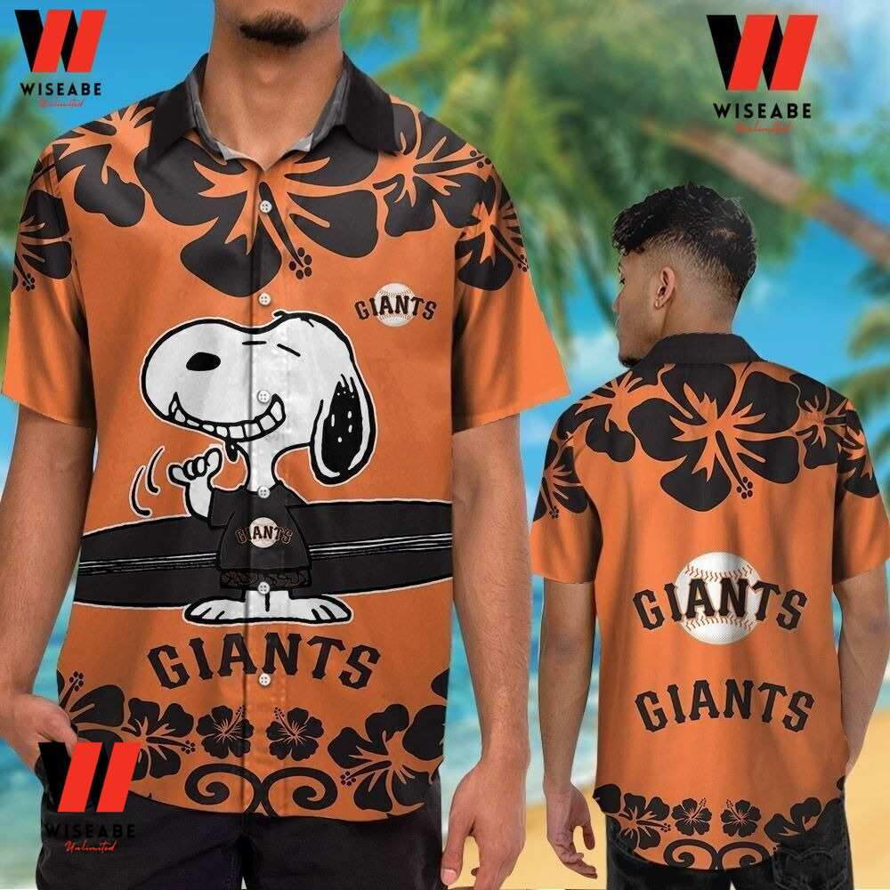 Orange Tropical Florish MLB Baseball San Francisco Giants Hawaiian Shirt, Sf  Giants Aloha Shirt - Wiseabe Apparels