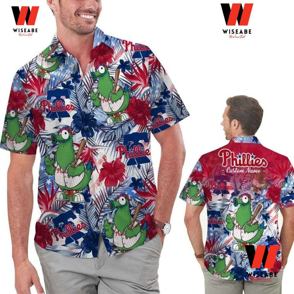 Cheap Phillie Phanatic In Tropical Vibes Phialadelphia Phillies Hawaiian  Shirt - Anynee