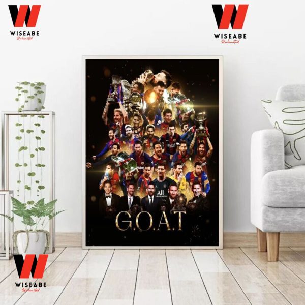 Cheap The Great Career Of Goat Messi Poster