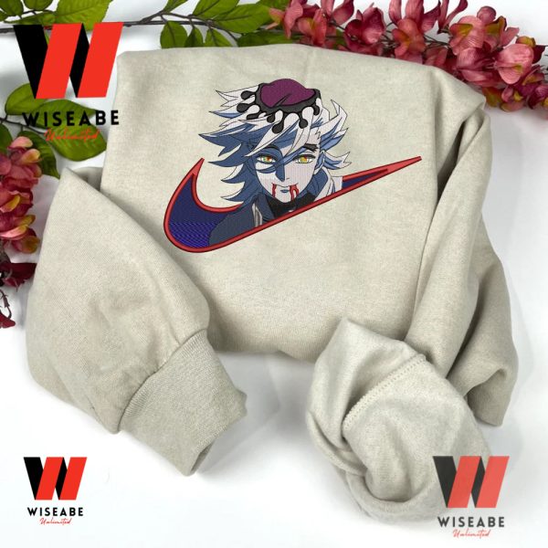 Cheap Upper Rank Two Of the Twelve Kizuki Doma Demon Slayer Nike Embroidered Sweatshirt, Demon Slayer Nike Hoodie